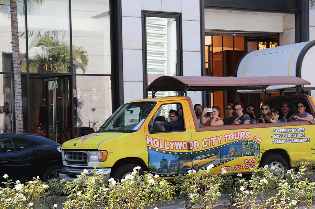 Open Air Hollywood City Tour Bus
