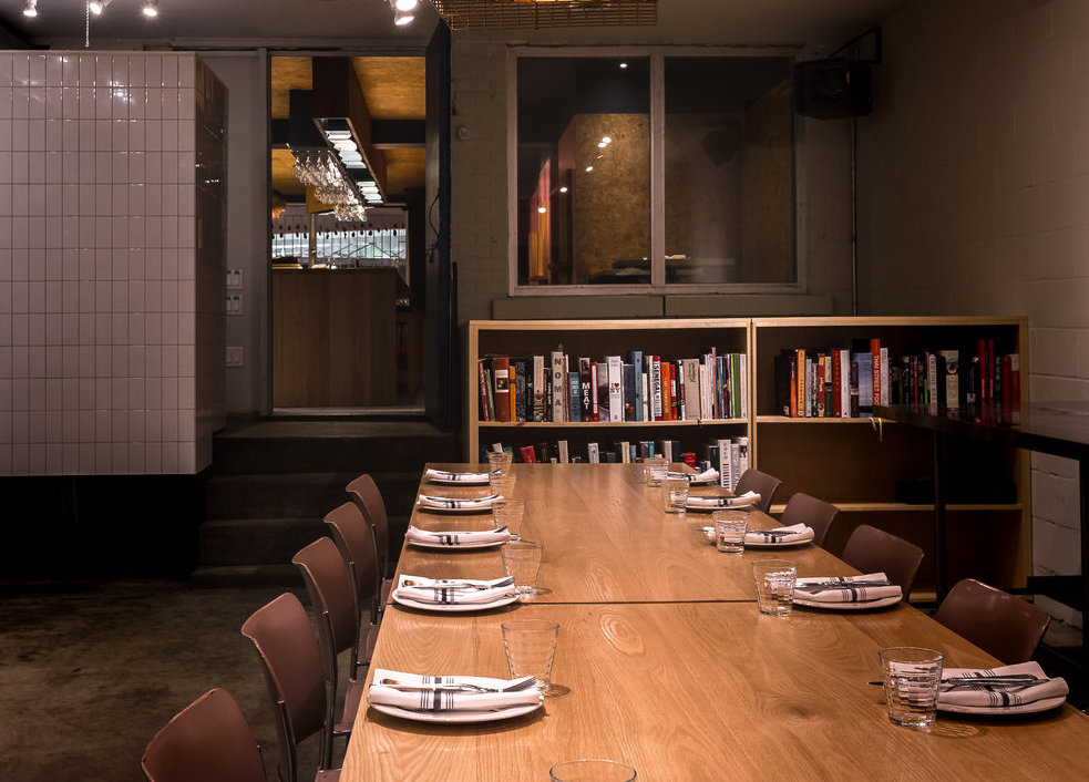 private room for groups at le diplomate restaurant montreal 