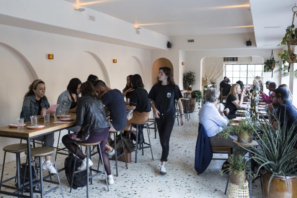 the dining room of favorites restaurant toronto