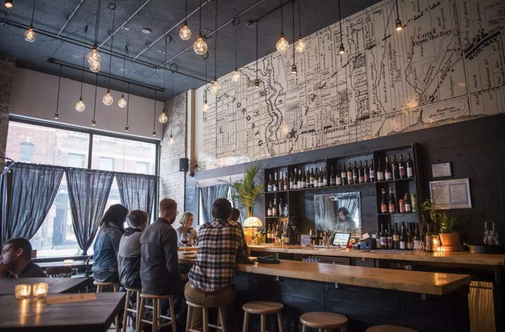 chez nous wine bar leslieville things to do in toronto