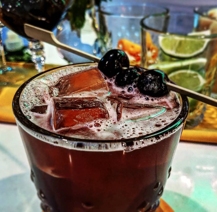 A picture of a cocktail