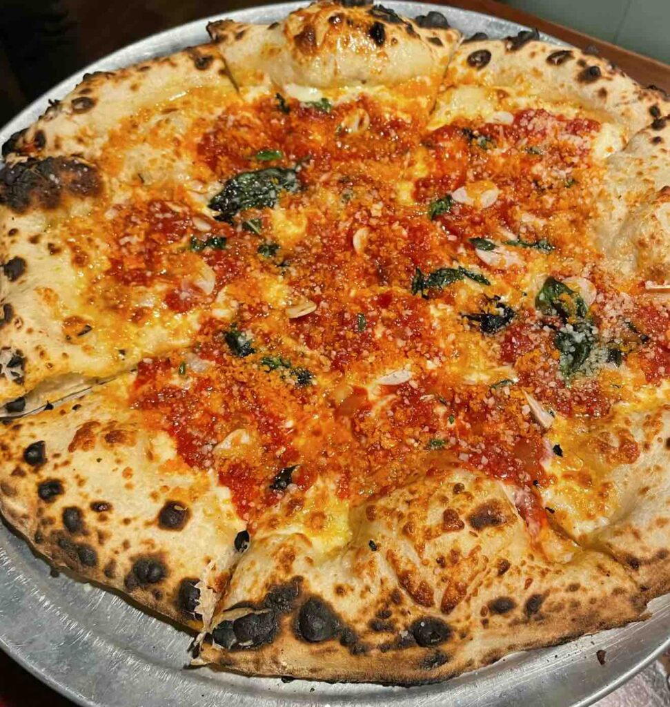 A pizza from Pizza city usa tour