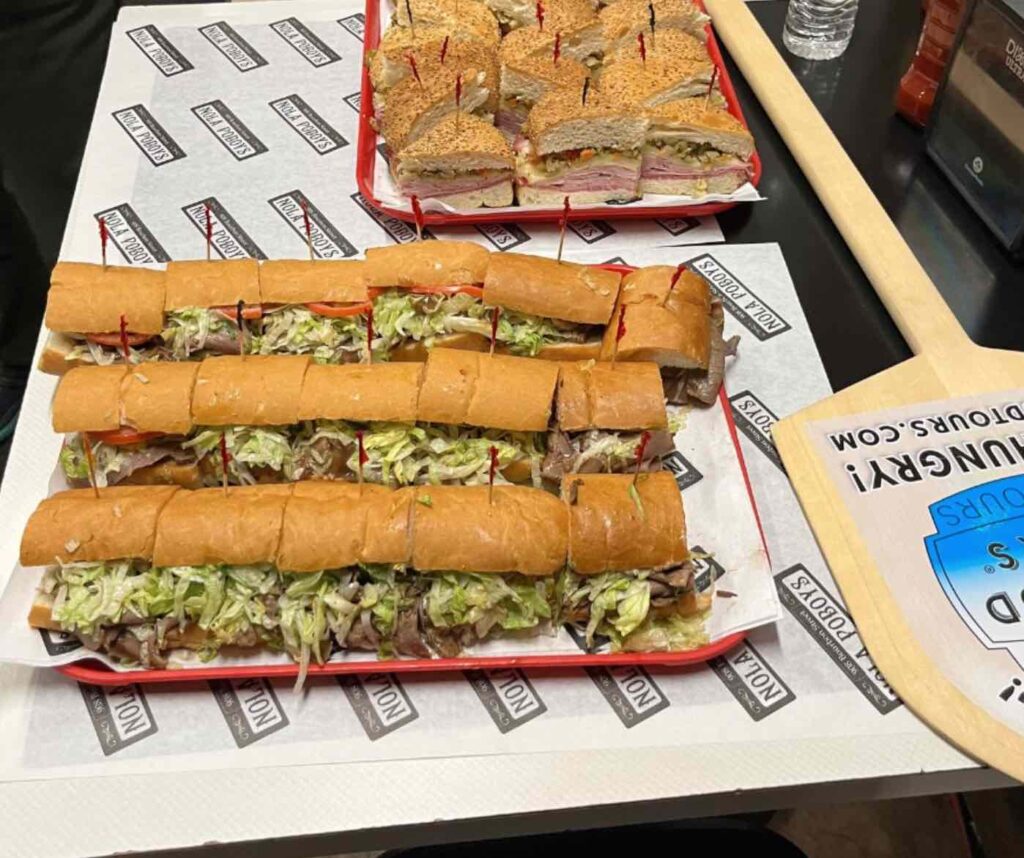 Sandwiches at Tastebud Food Tours